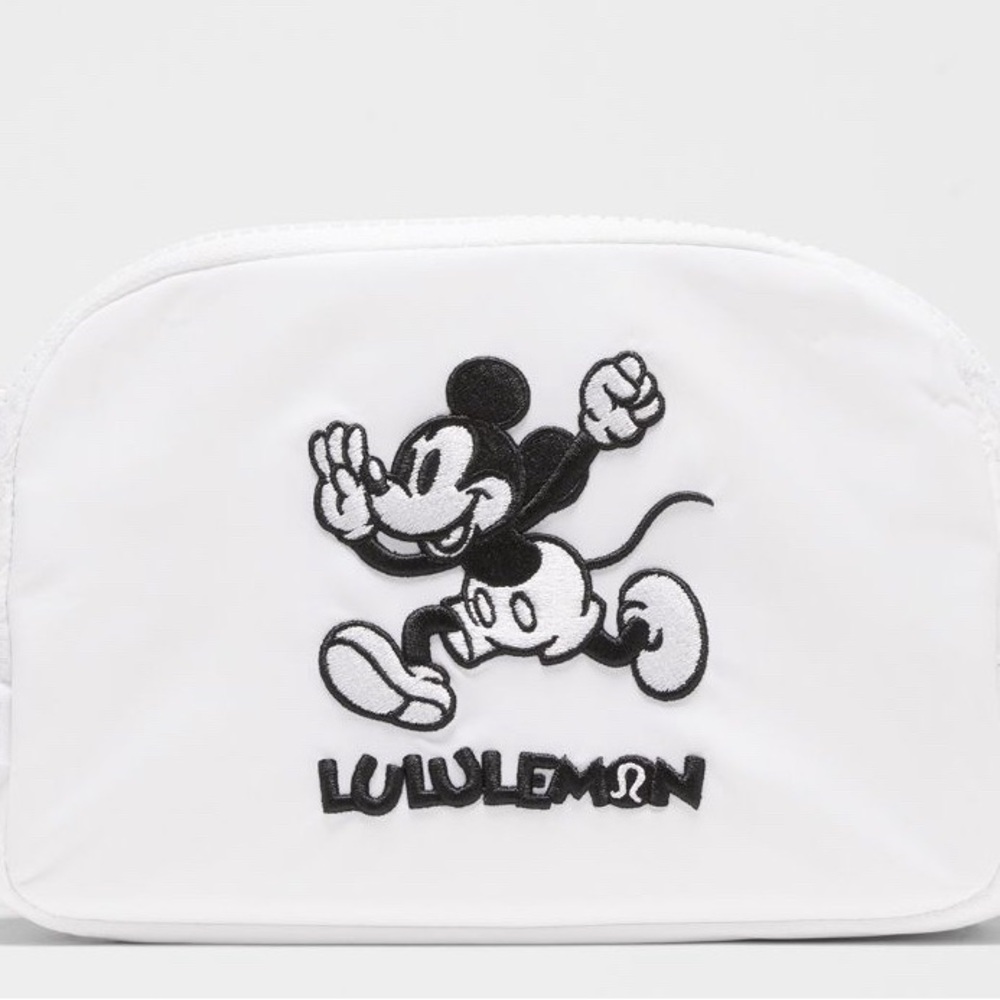 lululemon athletica White and Black Bag